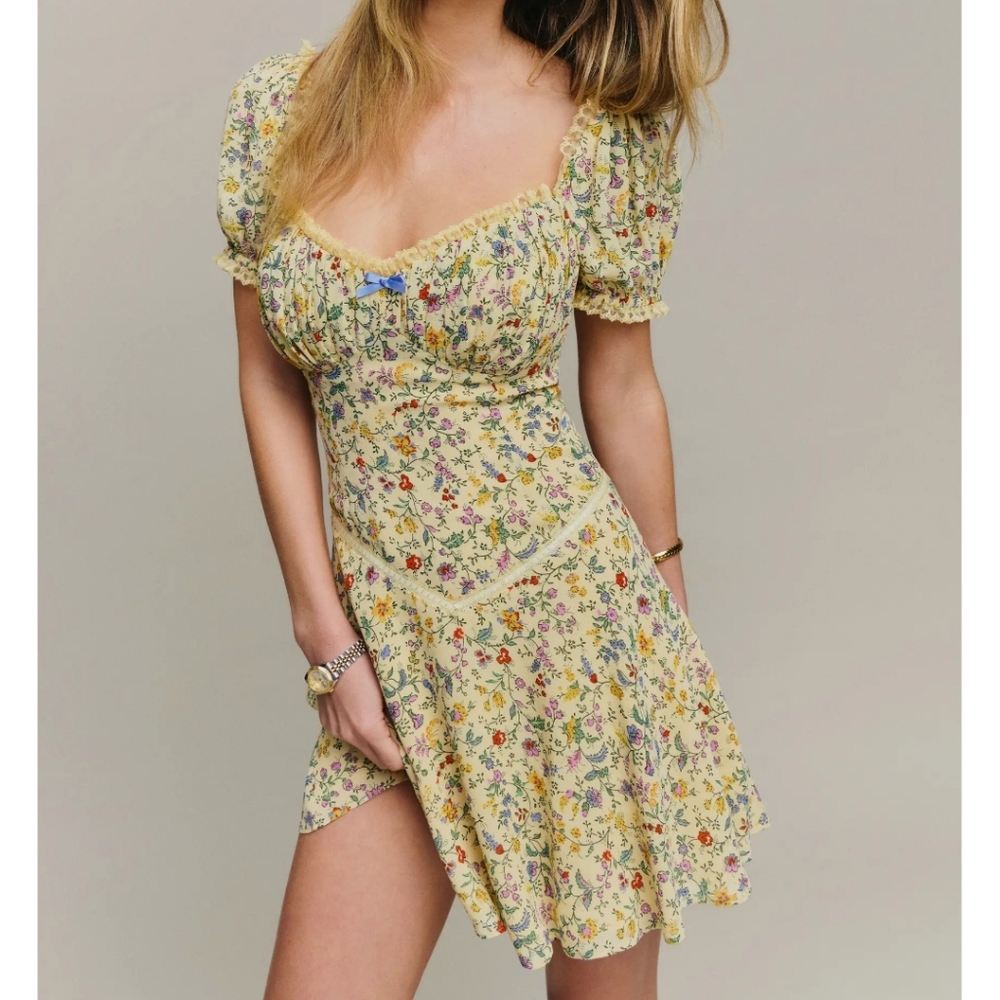 Reformation Ondine Floral Minidress